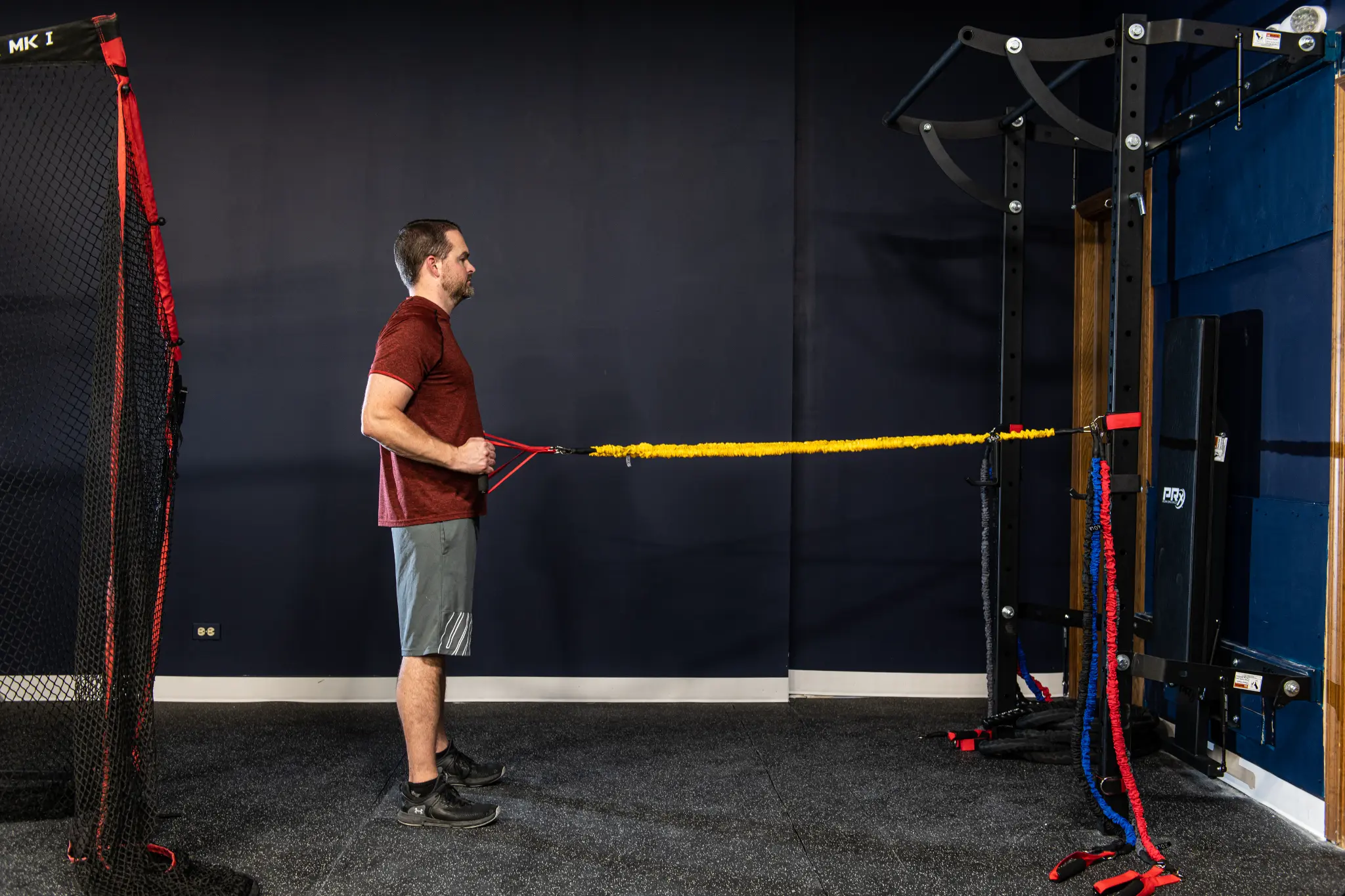 Golf fitness training area at Precision Golf Training in Libertyville IL — TPI certified instruction